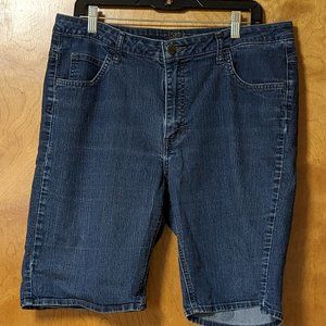 Riders by Lee Denim Bermuda Shorts, Size 18M